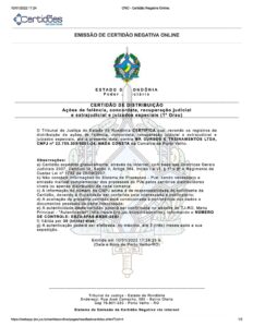 Certidão Negativa Falência e Concordata – MK Cursos e Treinamentos